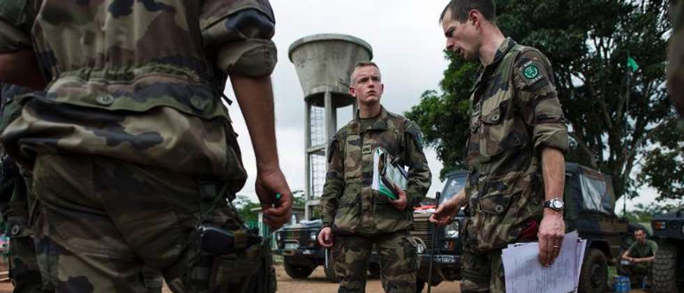 Soldats français au Cameroun
