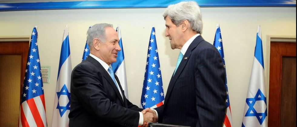 John Kerry and Benjamin Netanyahu, Israel 31.3.2014 ( Flicker )