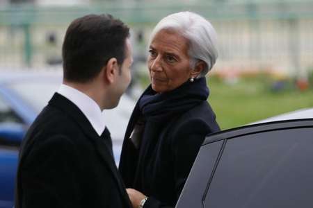 Head of the International Monetary Fund (IMF), France's Christine Lagarde, arrives at the French Republic Justice Court (CJR) on March 19, 2014 in Paris Kenzo Tribouillard (AFP)