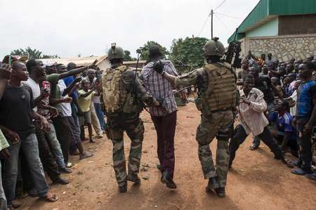 Soldiers In Bangui